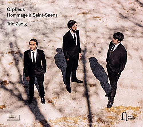 CD cover featuring three men in suits, shadowed, against a textured background.