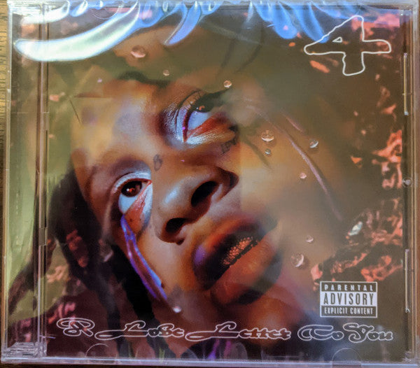 CD cover for Trippie Redd’s “A Love Letter To You 4” with face portrait.