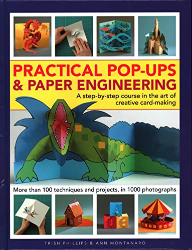 Book cover titled Practical Pop-Ups and Paper Engineering featuring various paper craft project photos.