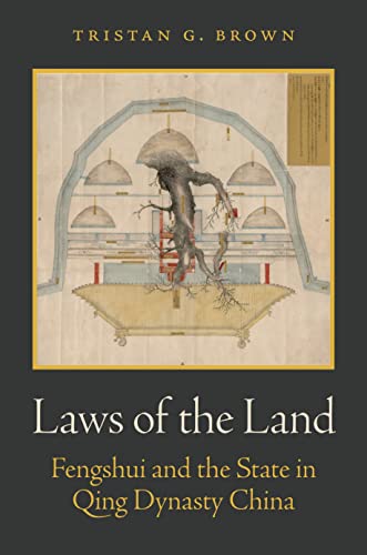 Book cover: “Laws of the Land” with a tree root system illustration.