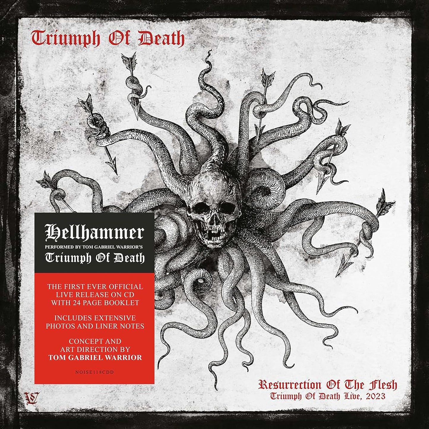 CD cover: skeletal figure with tentacles, dark and gritty illustration.