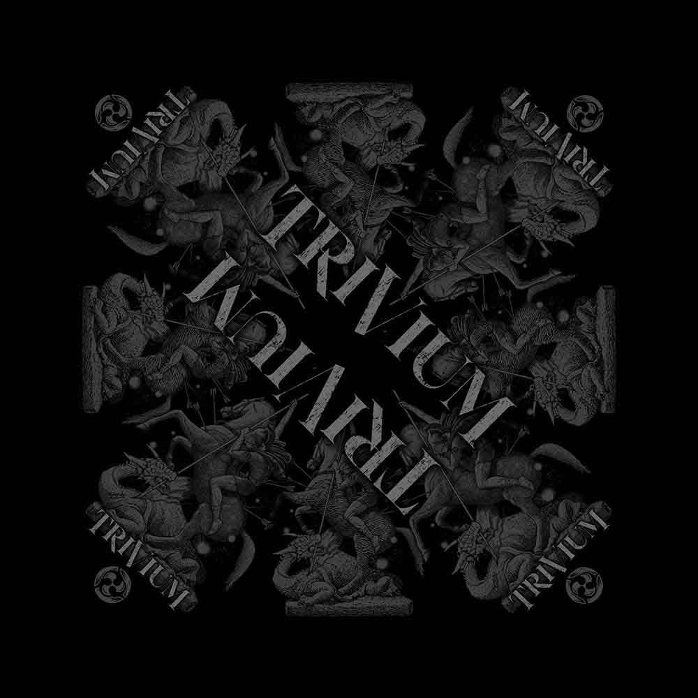 Black bandana featuring the Trivium logo and In The Court Of The Dragon artwork.