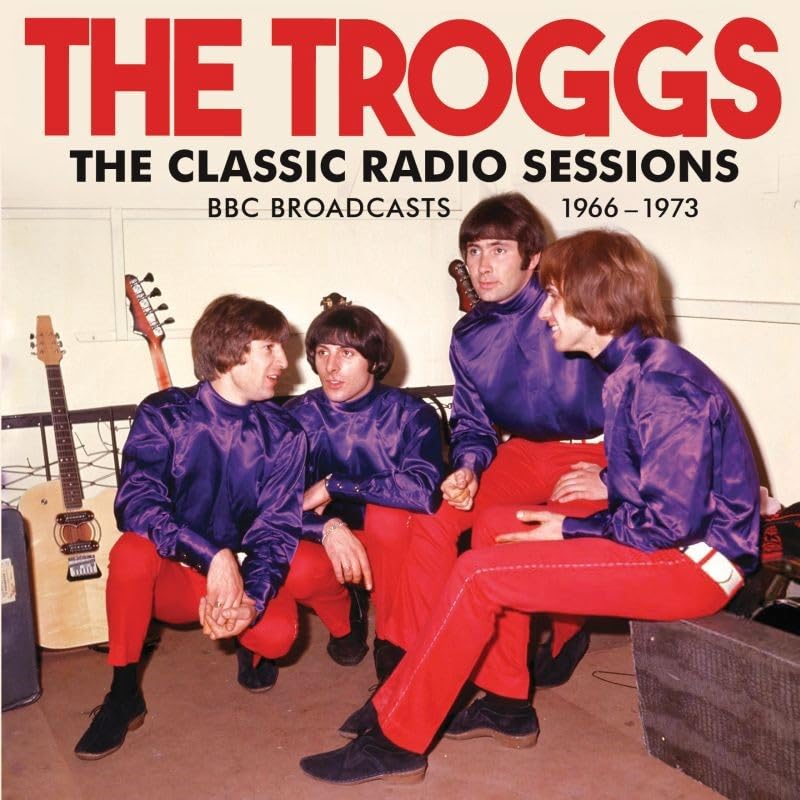 CD cover featuring The Troggs, a 1960s rock band, in matching jackets.