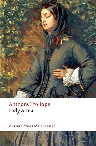 Book cover for Lady Anna by Anthony Trollope featuring a painting of a woman.