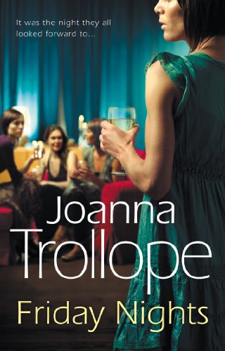 Book cover: woman in green dress holding a drink, party in background.