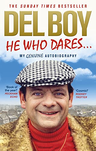 Book cover featuring David Jason as Del Boy in a flat cap.