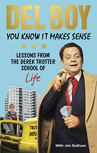 Book cover featuring Del Boy from "Only Fools and Horses".