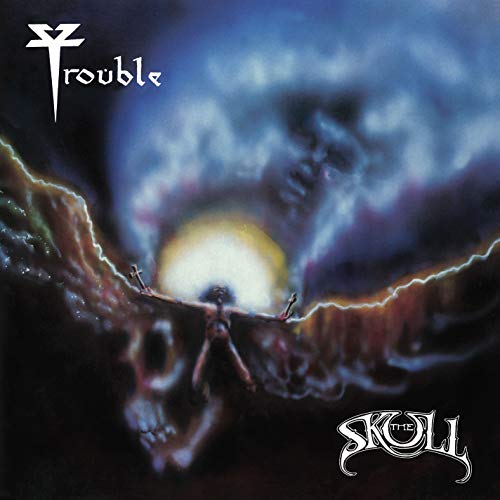 Album cover for Trouble’s “The Skull,” featuring a dark, surreal image.