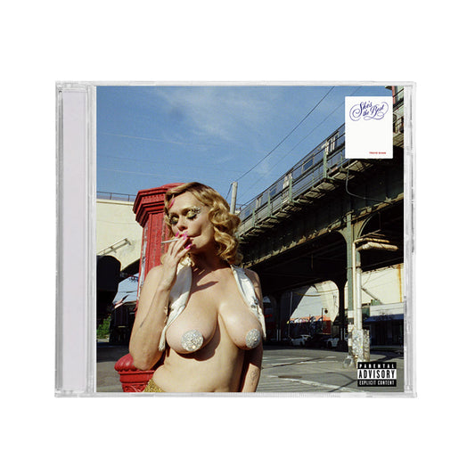 Troye Sivan “She’s The Best” CD case with a woman smoking.