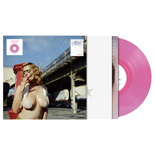 Pink vinyl LP of Troye Sivan’s “She’s The Best” with cover art.