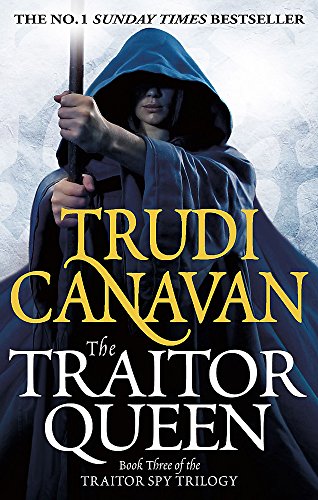 Book cover featuring a hooded figure holding a staff against a pale background.