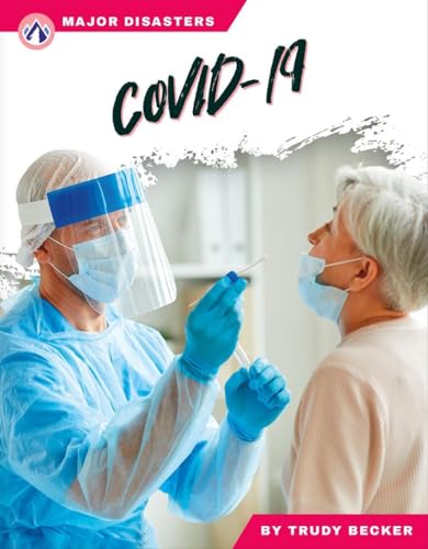 Book cover depicting a healthcare worker administering a COVID-19 test.