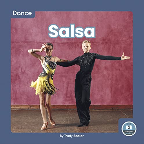Book cover: two dancers in performance attire, titled “Salsa”.