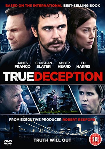 DVD cover for True Deception featuring portraits of the cast against a city skyline.
