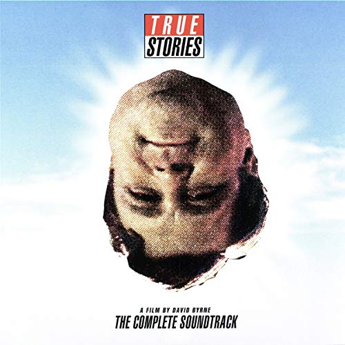 "Album cover with a torn paper mask against a cloudy sky background."