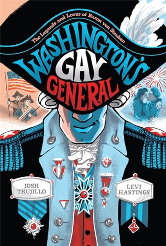 Book cover depicting a stylized portrait of Baron von Steuben in military uniform.