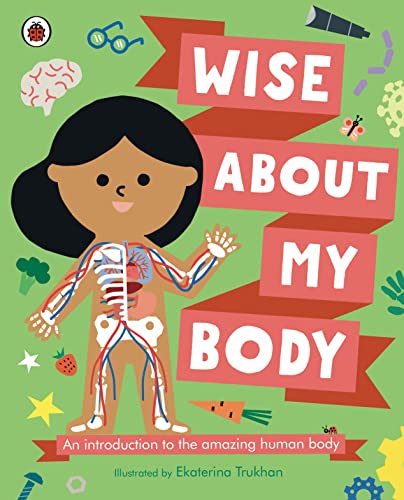 Book cover with illustrated child showing internal body systems.