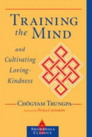 Book cover with red knot symbol and title "Training the Mind.