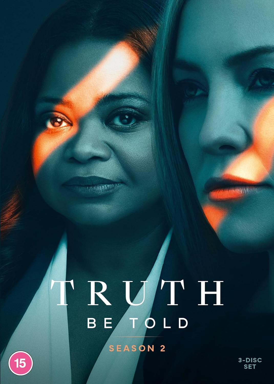 DVD cover for "Truth Be Told" Season 2, featuring two women's faces.