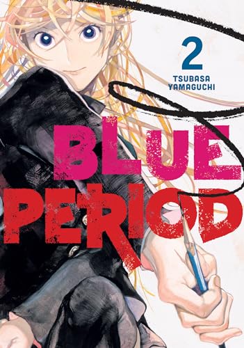Blue Period volume 2 manga cover with a young artist holding a paintbrush.