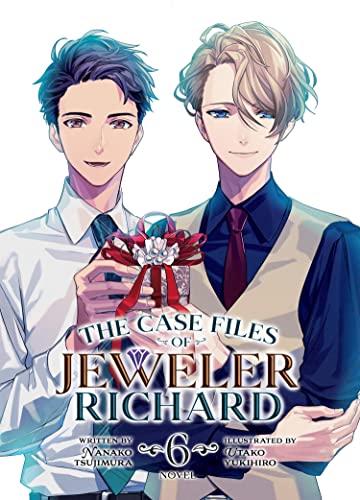 Anime-style cover featuring two men holding a small gift box with a red ribbon.