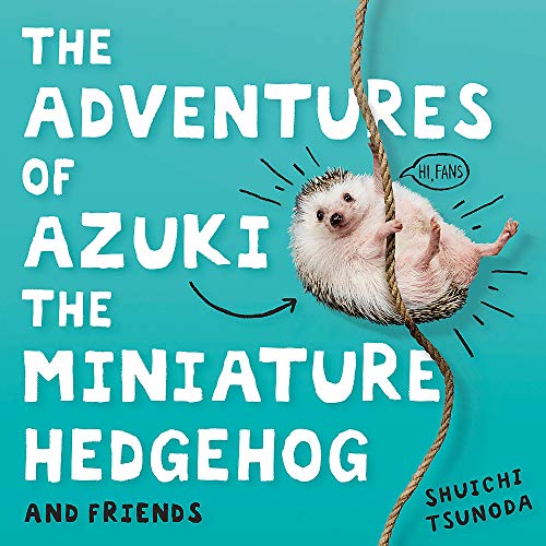Book cover featuring a miniature hedgehog clinging to a rope.