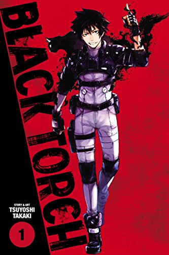 Manga cover featuring a young man with a black cat on a red background.
