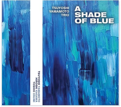 CD cover with abstract blue brushstrokes and white text.