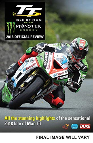 DVD cover for 2018 Isle of Man TT motorcycle race review.
