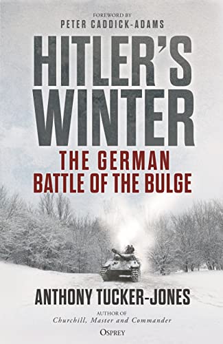 Book cover: “Hitler’s Winter” depicts a snowy battlefield with a tank.