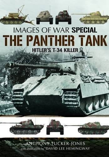 Book cover featuring a black and white image of a German Panther tank.
