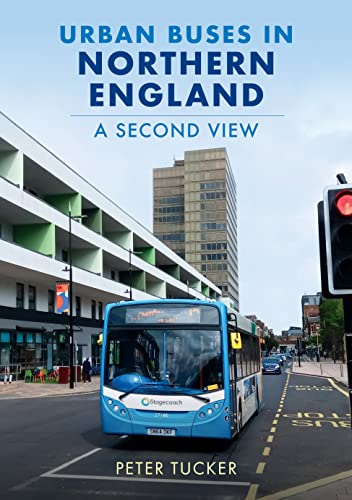 Book cover featuring a blue Stagecoach bus in a city street.