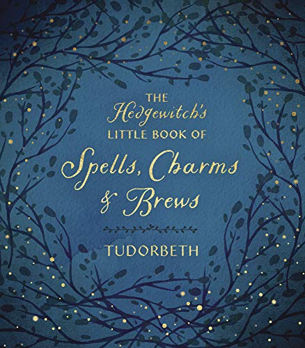 Book cover with gold lettering and a dark blue, leafy background.