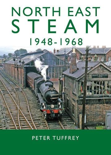 Book cover featuring a black steam locomotive exiting a train shed near brick buildings.