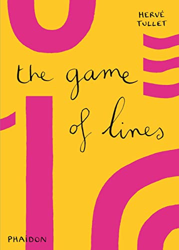Yellow cover with pink lines and handwritten title, "The Game of Lines".