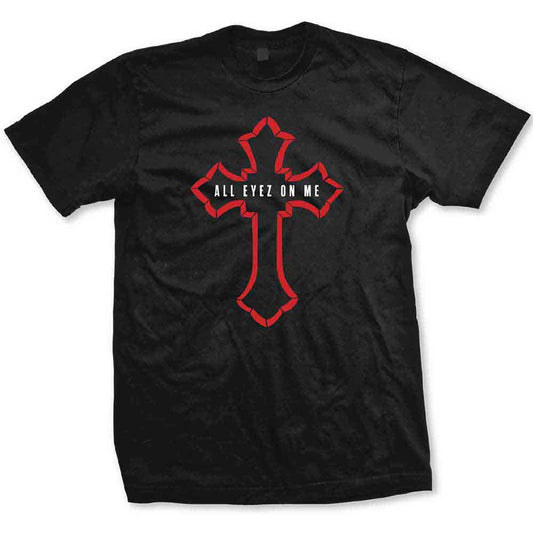 Medium t-shirt with Tupac’s “All Eyez On Me” logo graphic.