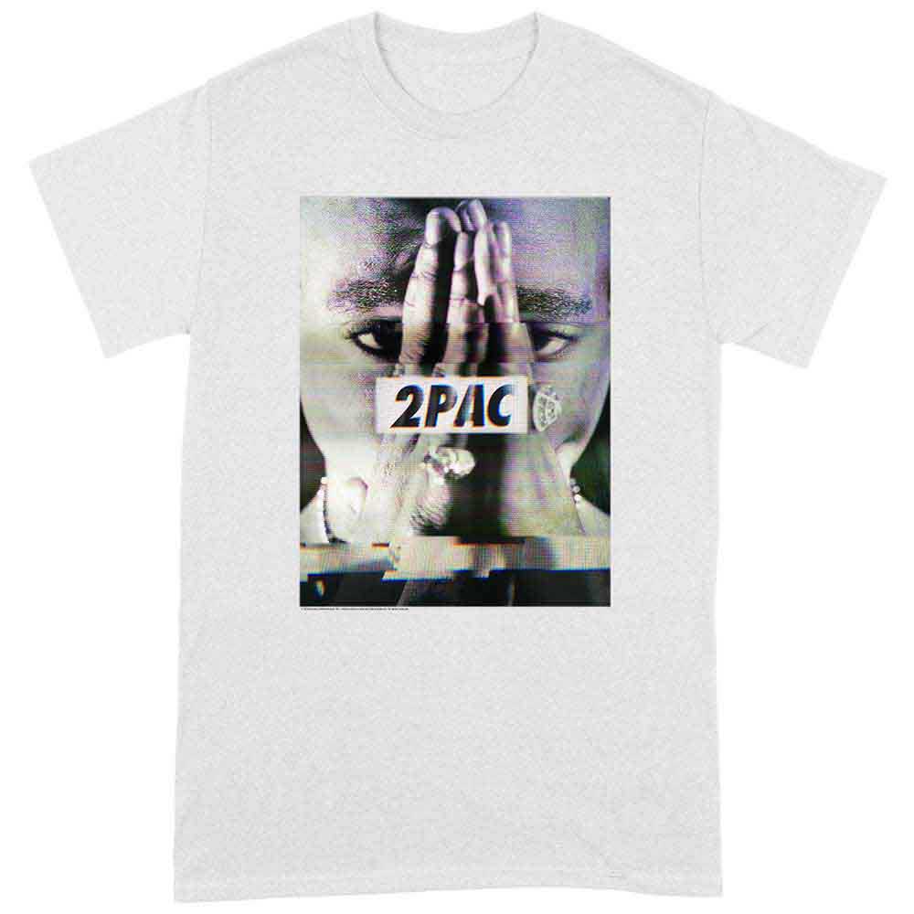 Black t-shirt featuring a portrait of Tupac with the word "Transmit".