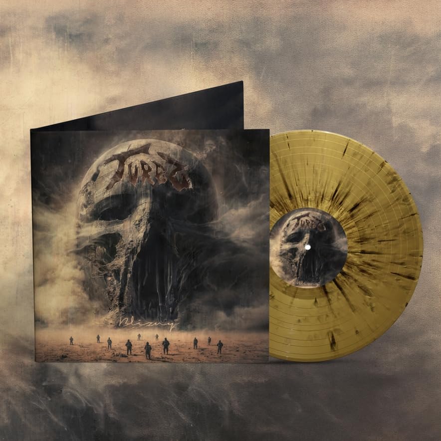 Vinyl record and album cover featuring a distorted, monstrous face.