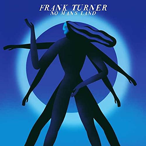 Silhouette of a figure with multiple limbs against a blue circle and gradient background.