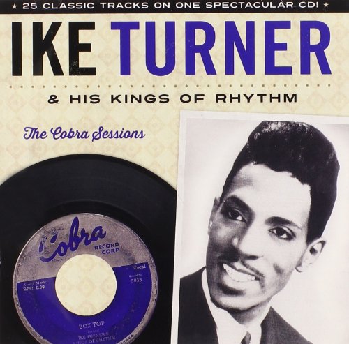 Ike Turner CD cover with a vinyl record and portrait photo.