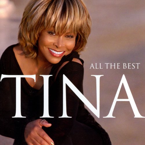 Tina Turner smiling on the cover of her album All the Best.