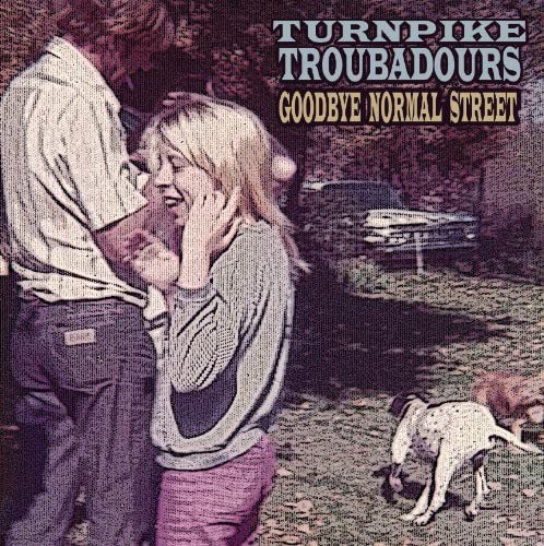Album cover: couple embracing, dog, car, and text “Turnpike Troubadours”.