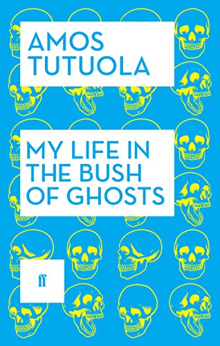 Book cover with yellow skull pattern on blue background, white text, and Faber logo.