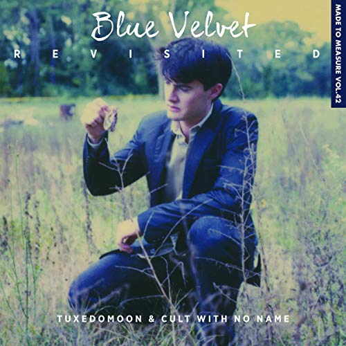 CD cover: man in suit crouching in a grassy field.