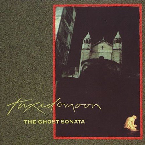 CD cover: dark, grainy image of a church and a kneeling figure.