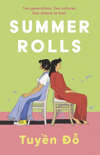 Book cover for "Summer Rolls" depicting two women seated back-to-back.