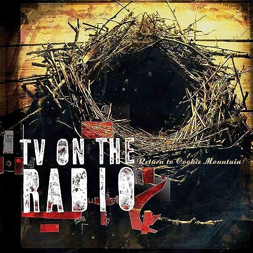 Album cover for TV on the Radio’s “Return to Cookie Mountain” with a twig structure.