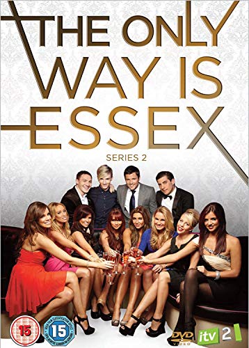 “The Only Way Is Essex” Series 2 DVD cover with cast group photo.