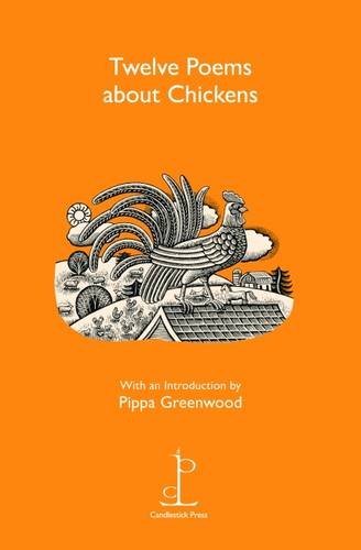 Orange book cover with a detailed illustration of a rooster and farm scene.