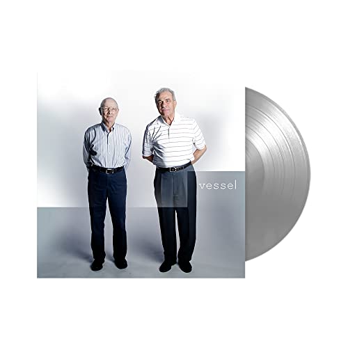 Vessel" album cover with two men and a silver vinyl record.